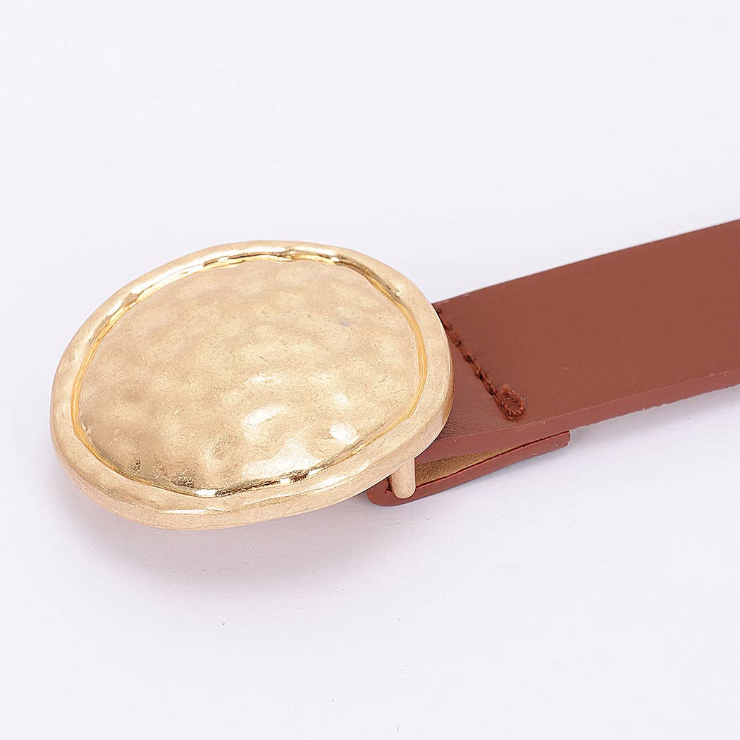 Metal Buckle PU Belt