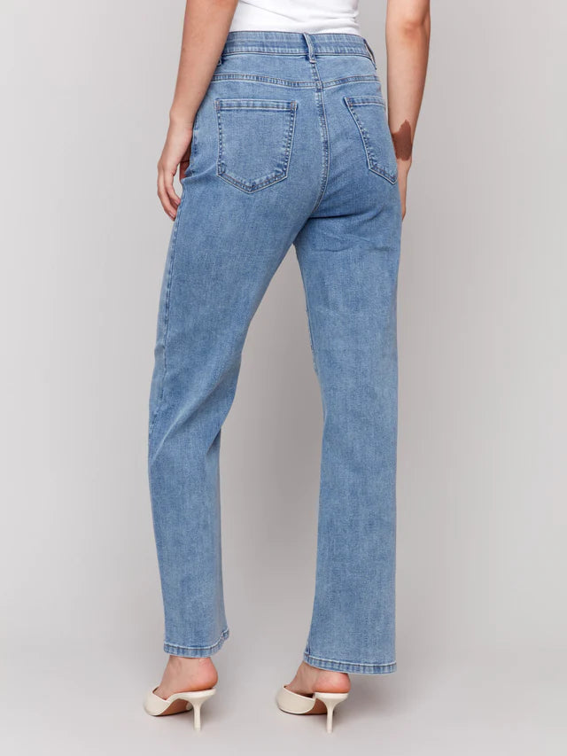 BB - Charlotte Straight Leg Jeans - Light Blue - Talk of the Town