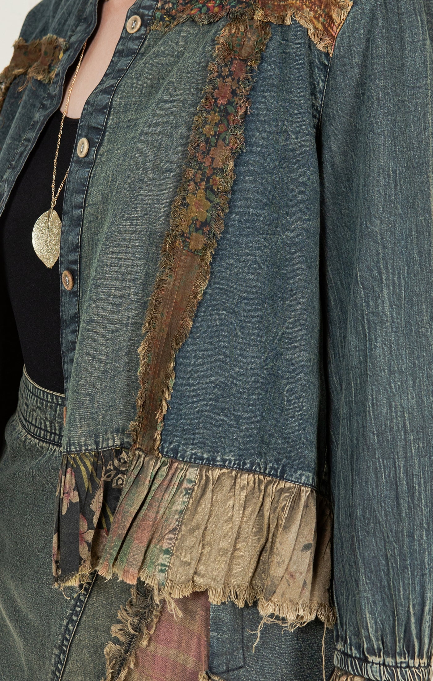 Bohemian Patch Panel Jacket