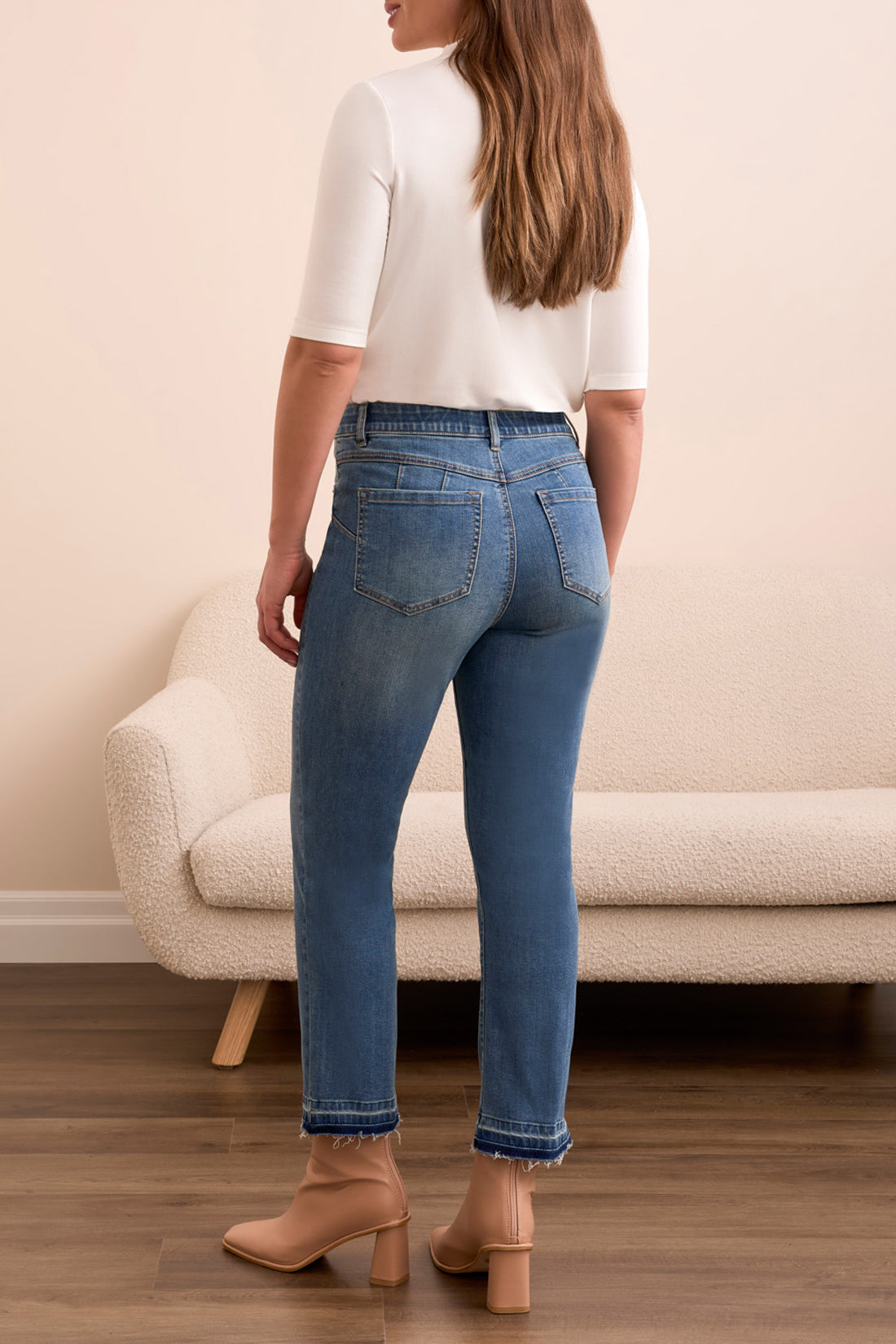 Sophia Curvy Micro Flare Jeans - Talk of the Town