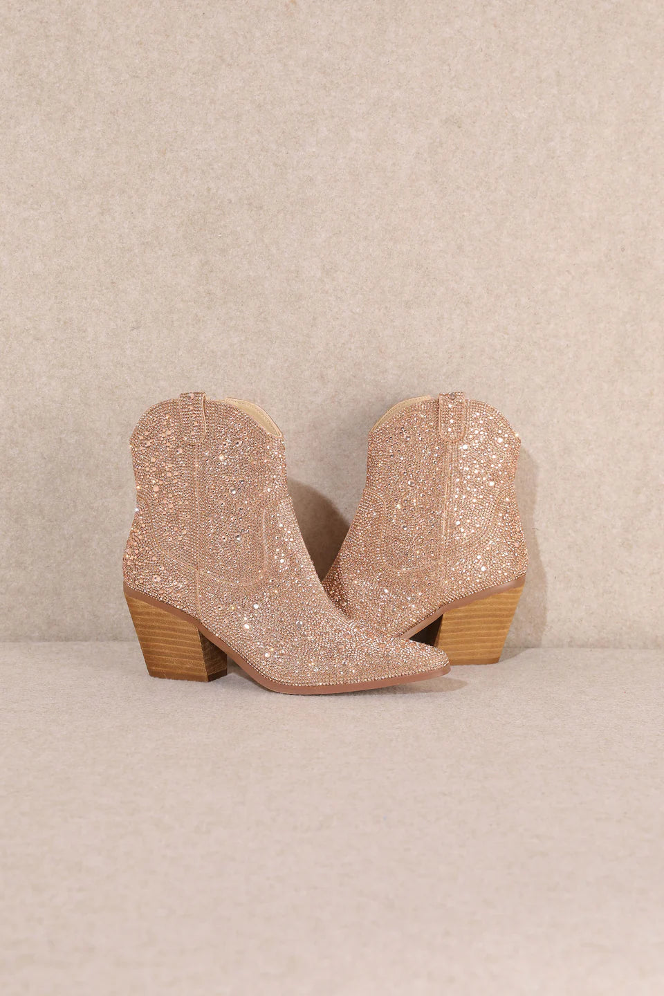 Rose Gold Angel Booties