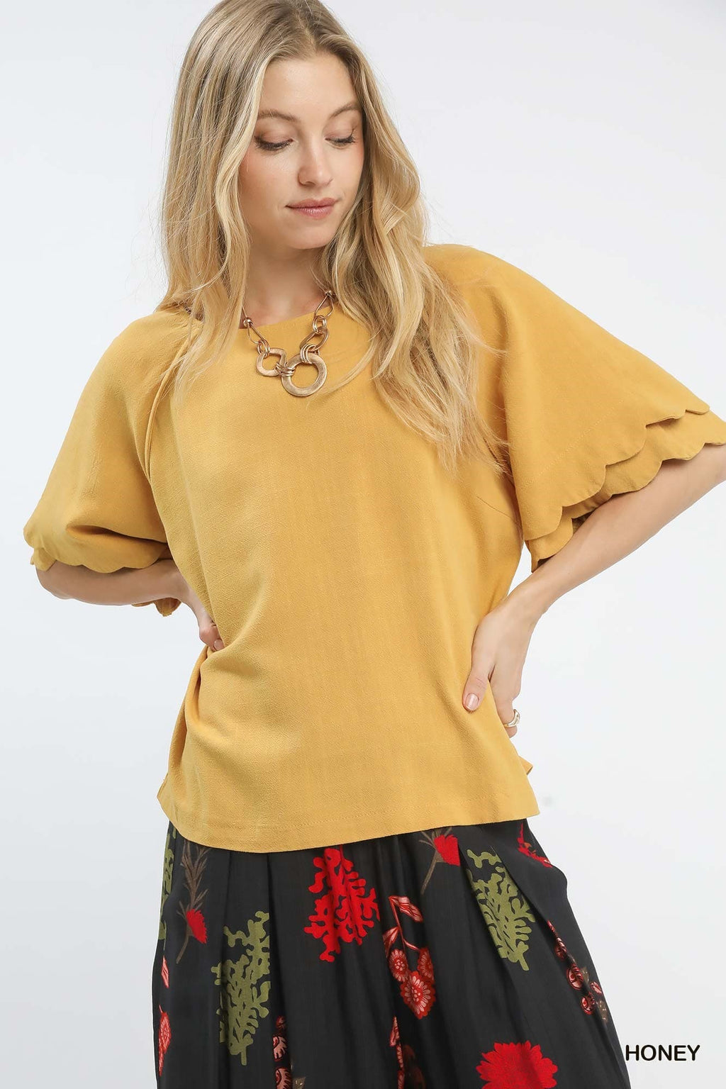 Umgee Raglan Sleeve Top