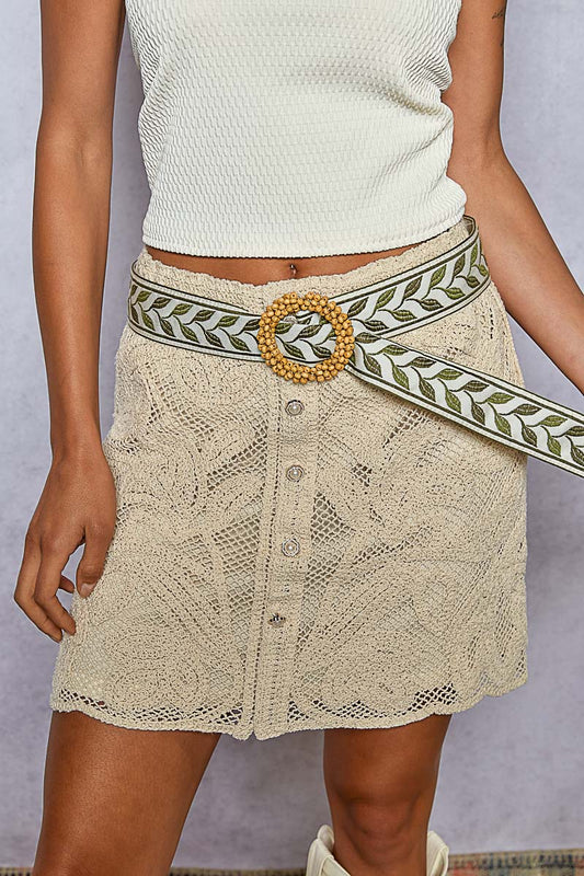 Adjustable Loop Belt-Olive