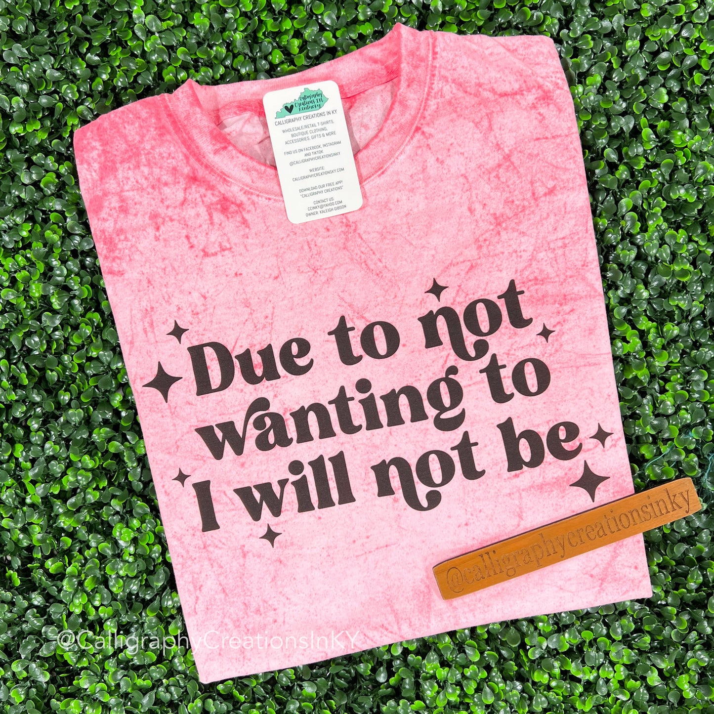 I Won’t Be Colorblast Tee