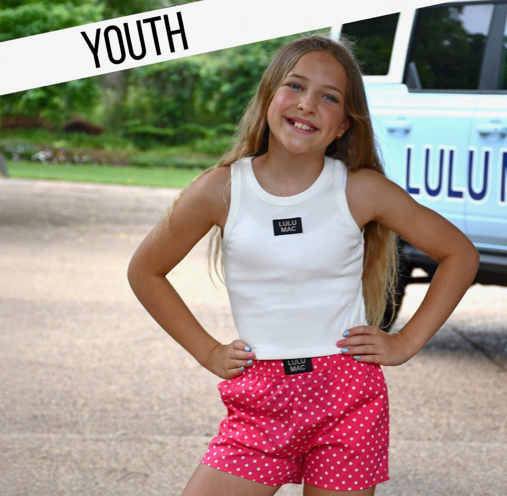 Lulu Mac Mini Polka Dot Shorts