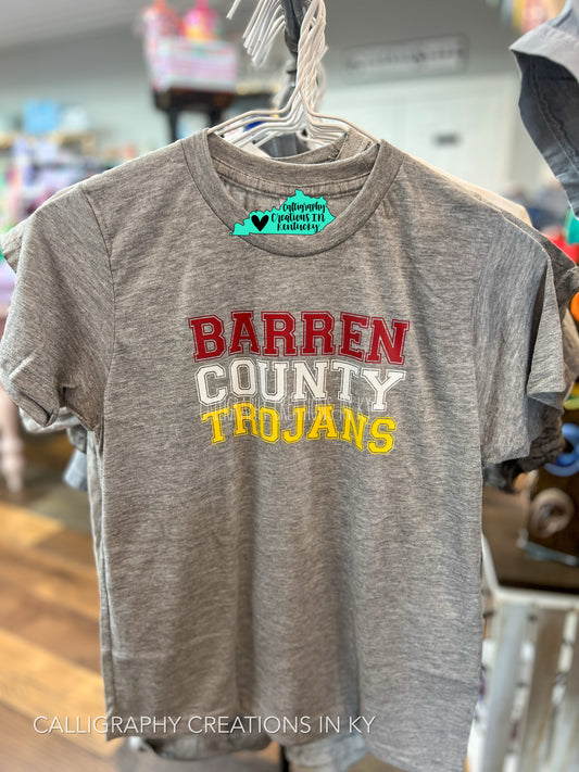YOUTH Varsity Barren County Trojans Tee