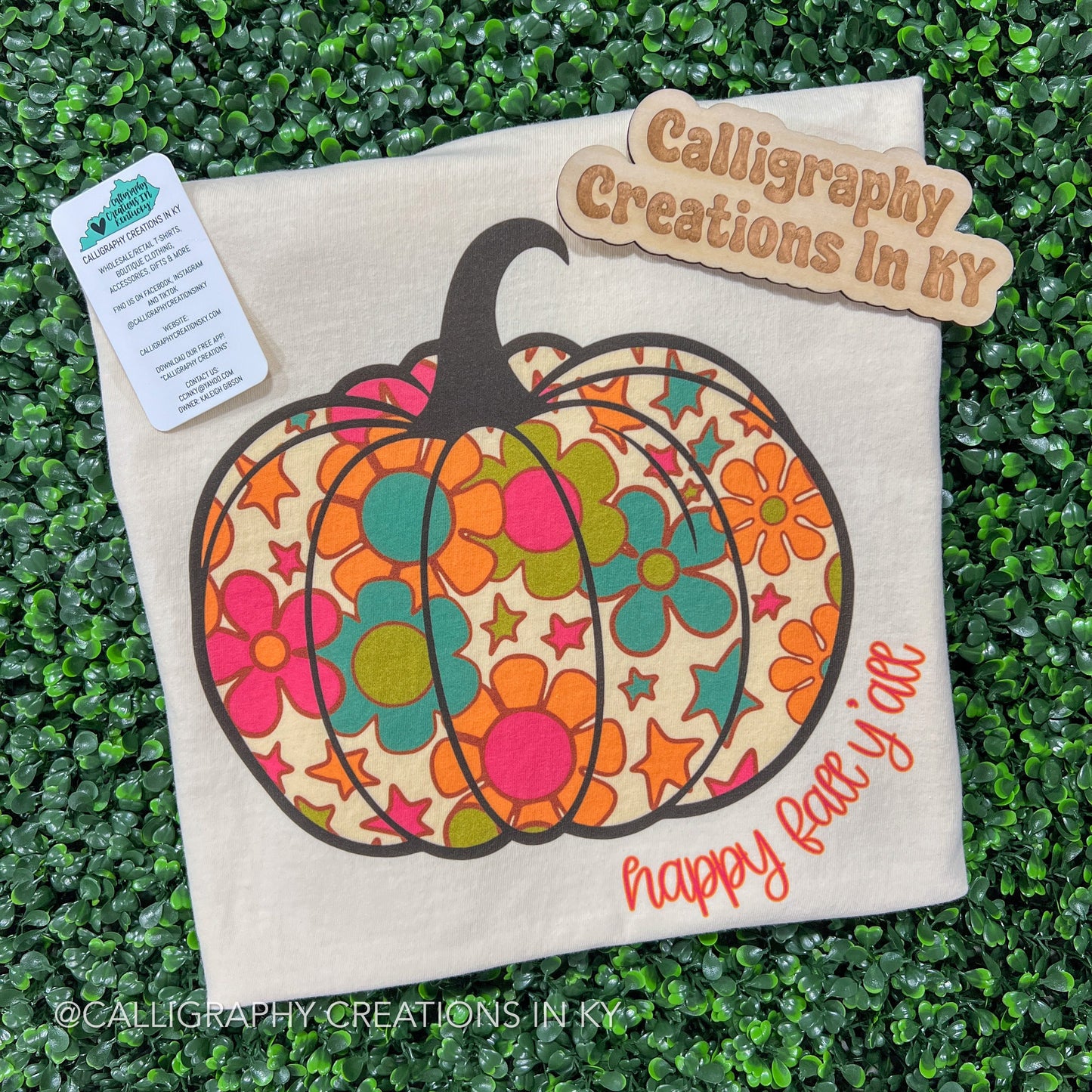 Floral Fall Y’all Pumpkin CC Tee