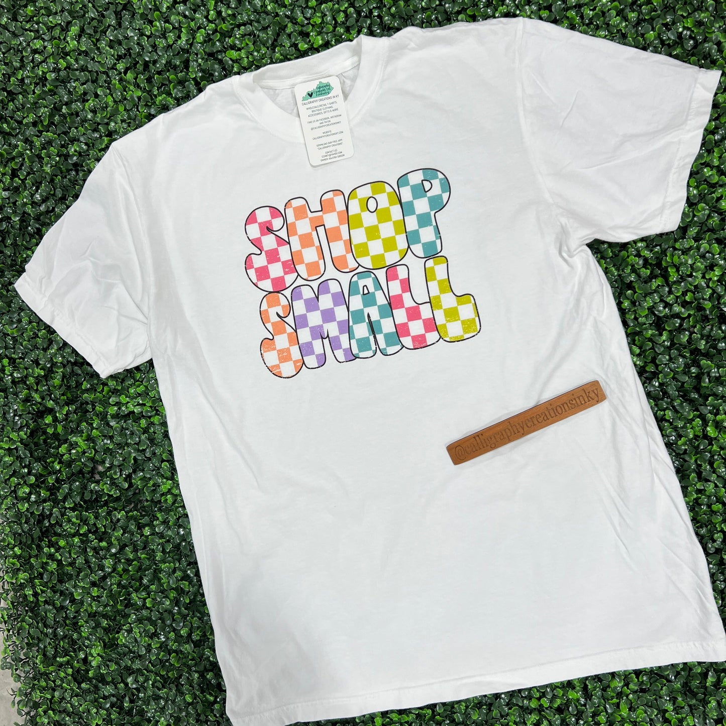 Checkered Shop Small Tee