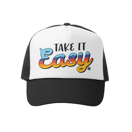 Take It Easy Trucker Hat for Boys or Girls 6 months to 10 years