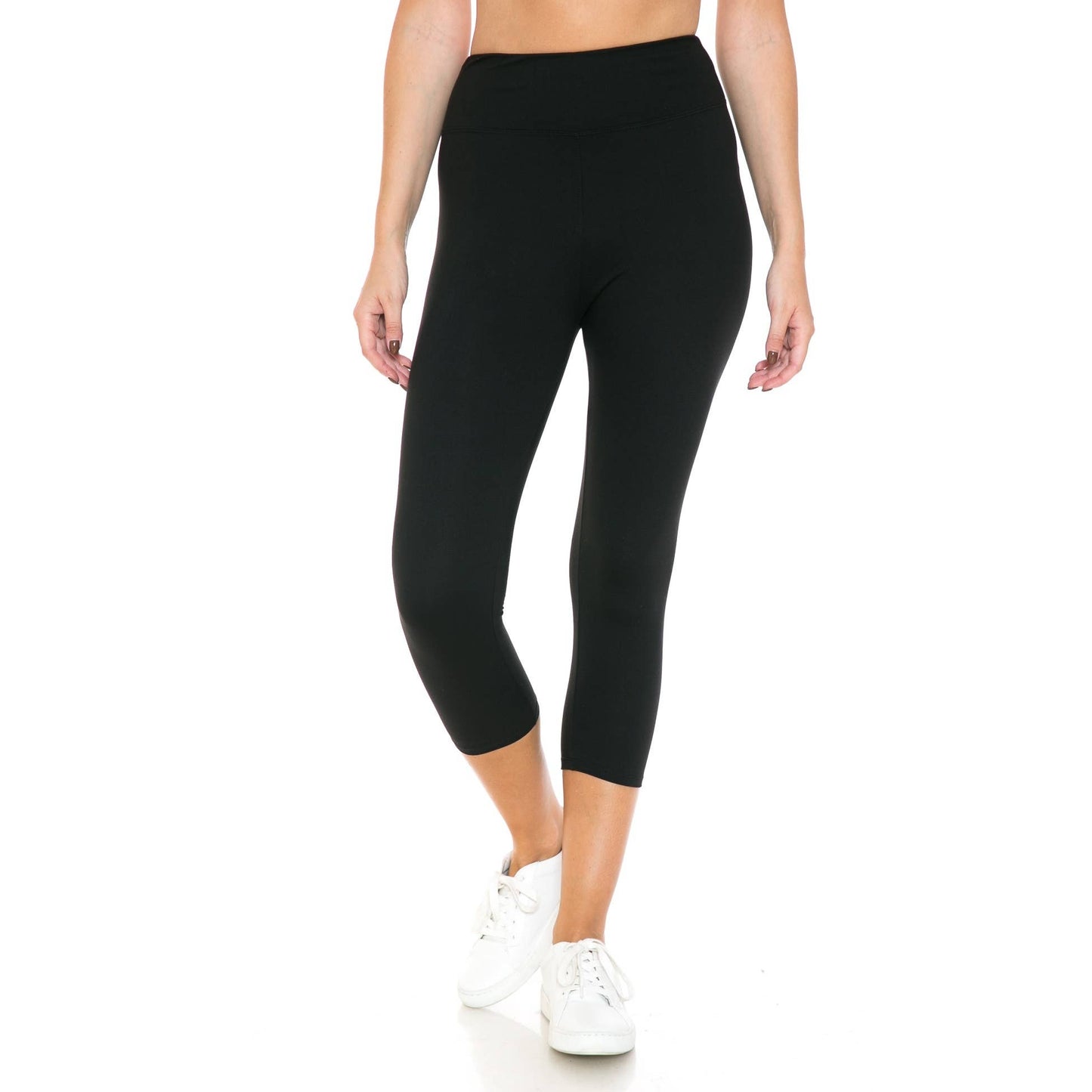 3" Yoga Band Capri Leggings