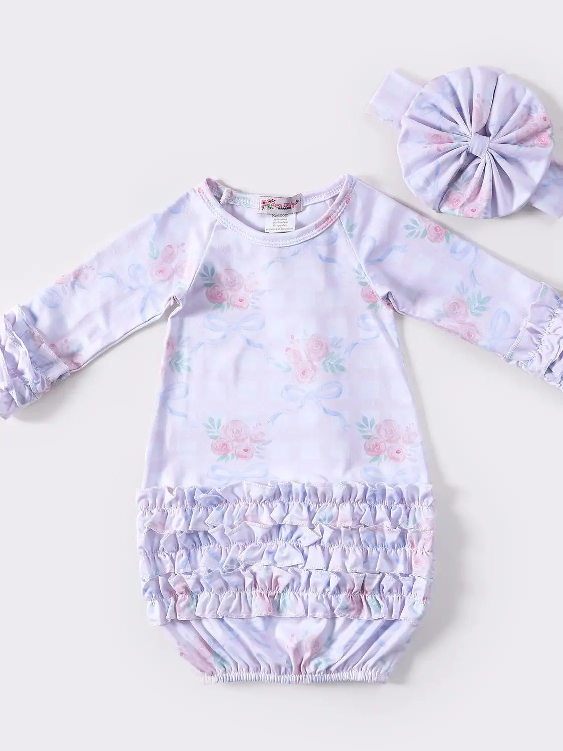 Ribbon Coquette Baby Gown
