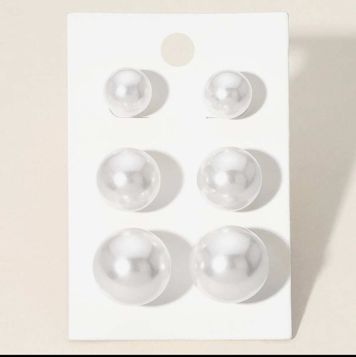 Pearl Stud Earrings