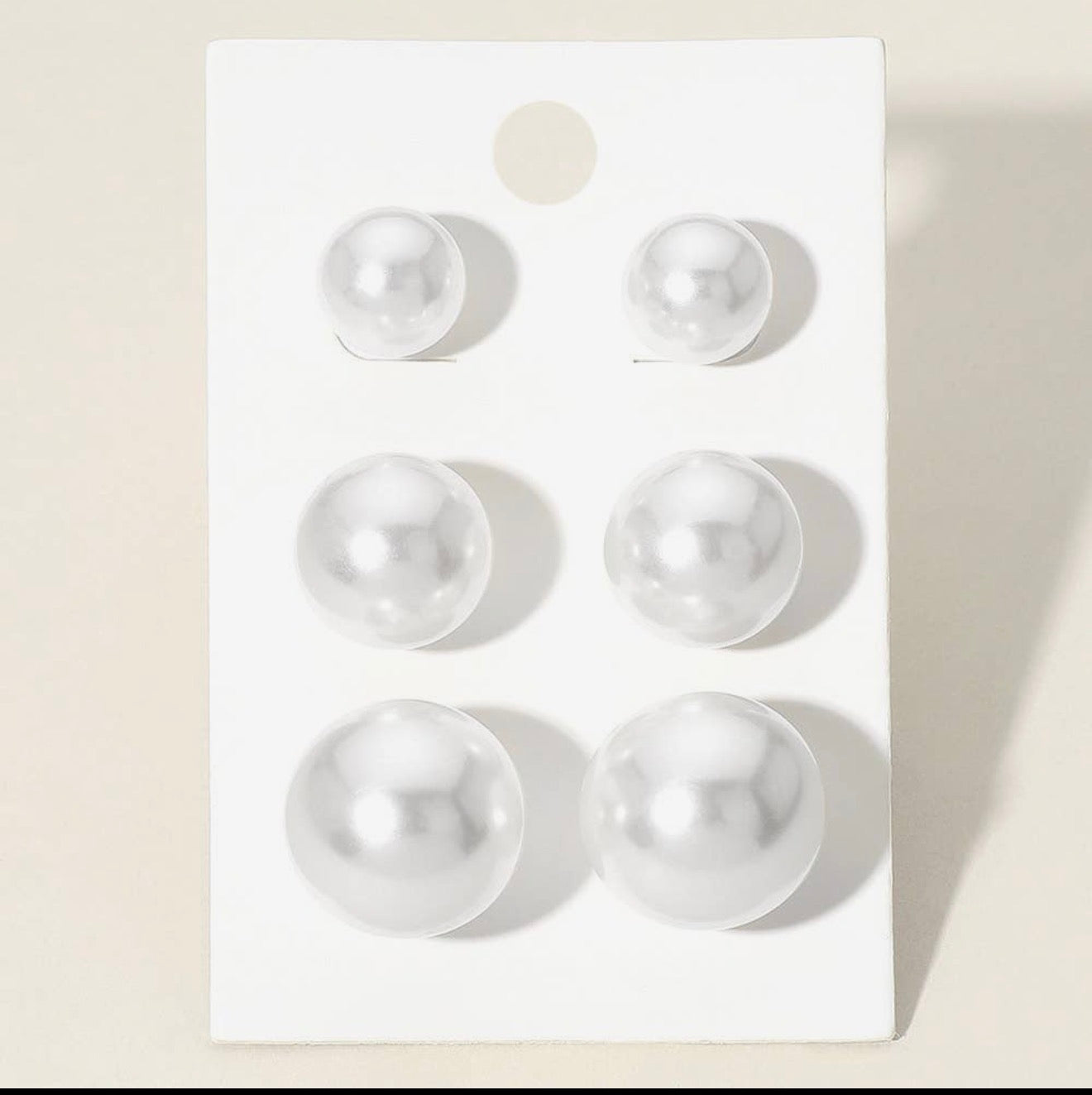 Pearl Stud Earrings
