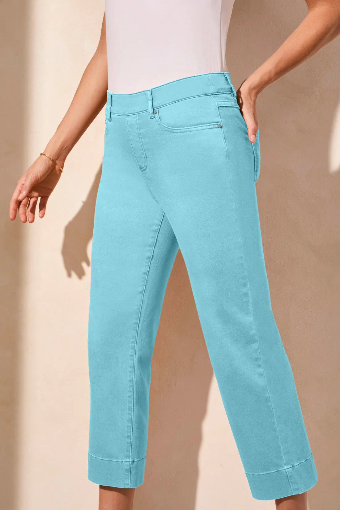 BB - Pull-On Kick Flare Capri