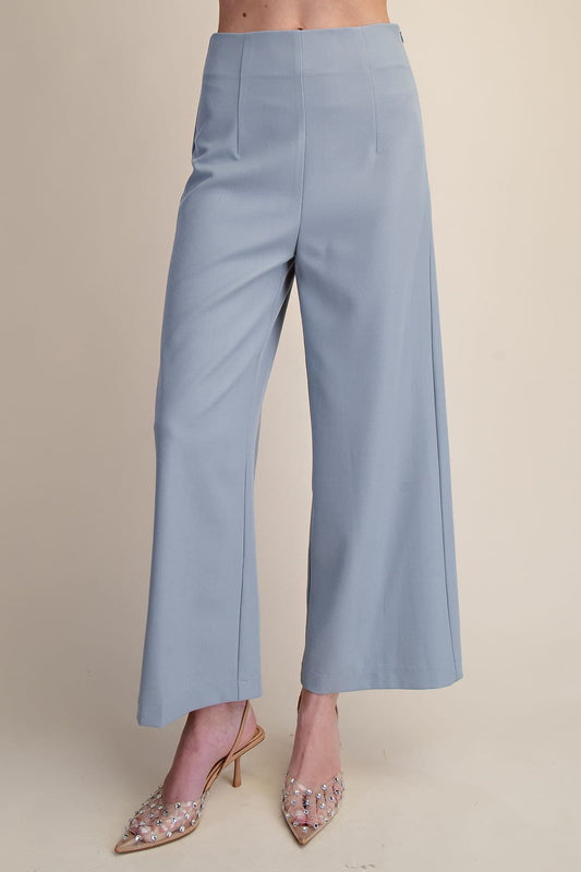Glam-High-Waisted Wide Leg Pants
