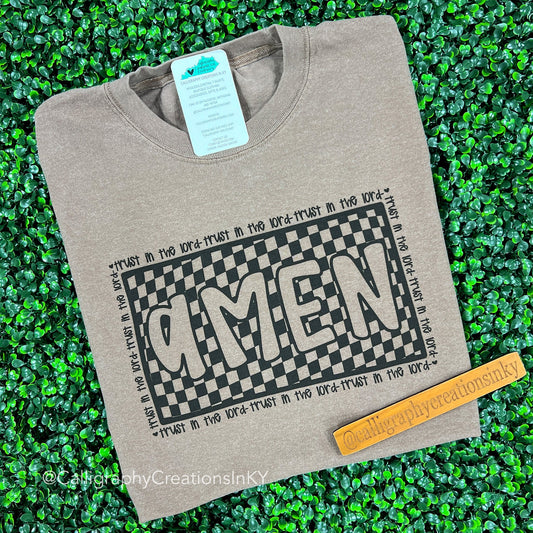 Brown Amen Tee