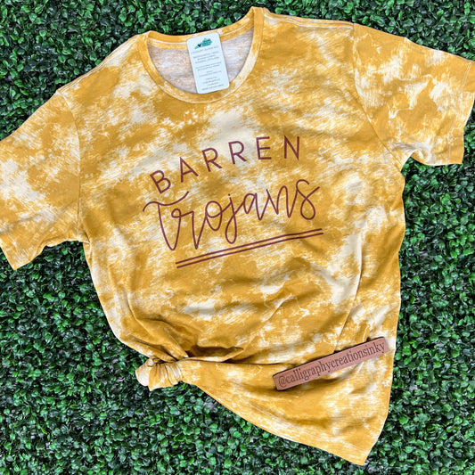 Barren Co. Trojans Tie Dye Tee