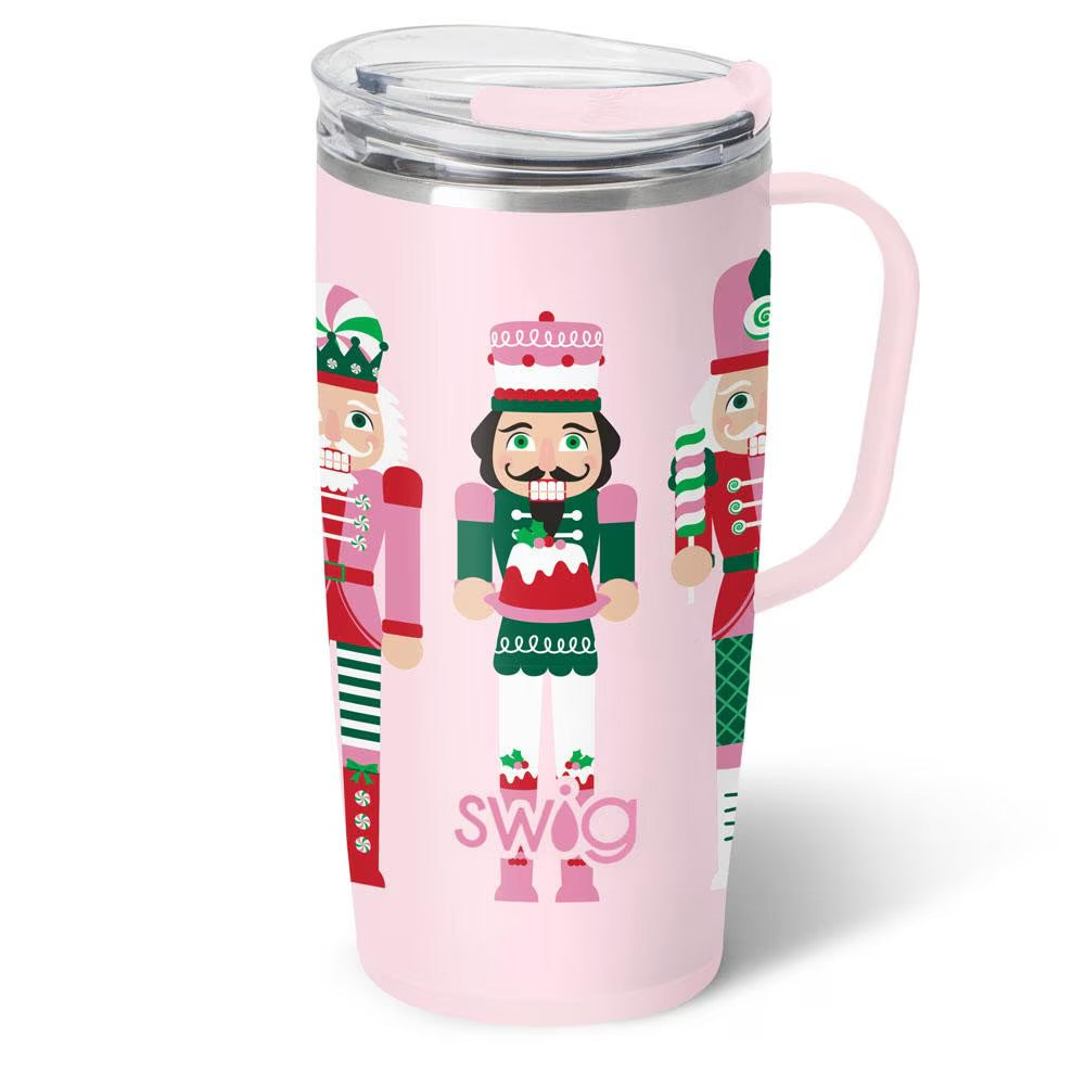 Sugar Plum Soldiers 22 oz Swig Travel Mug