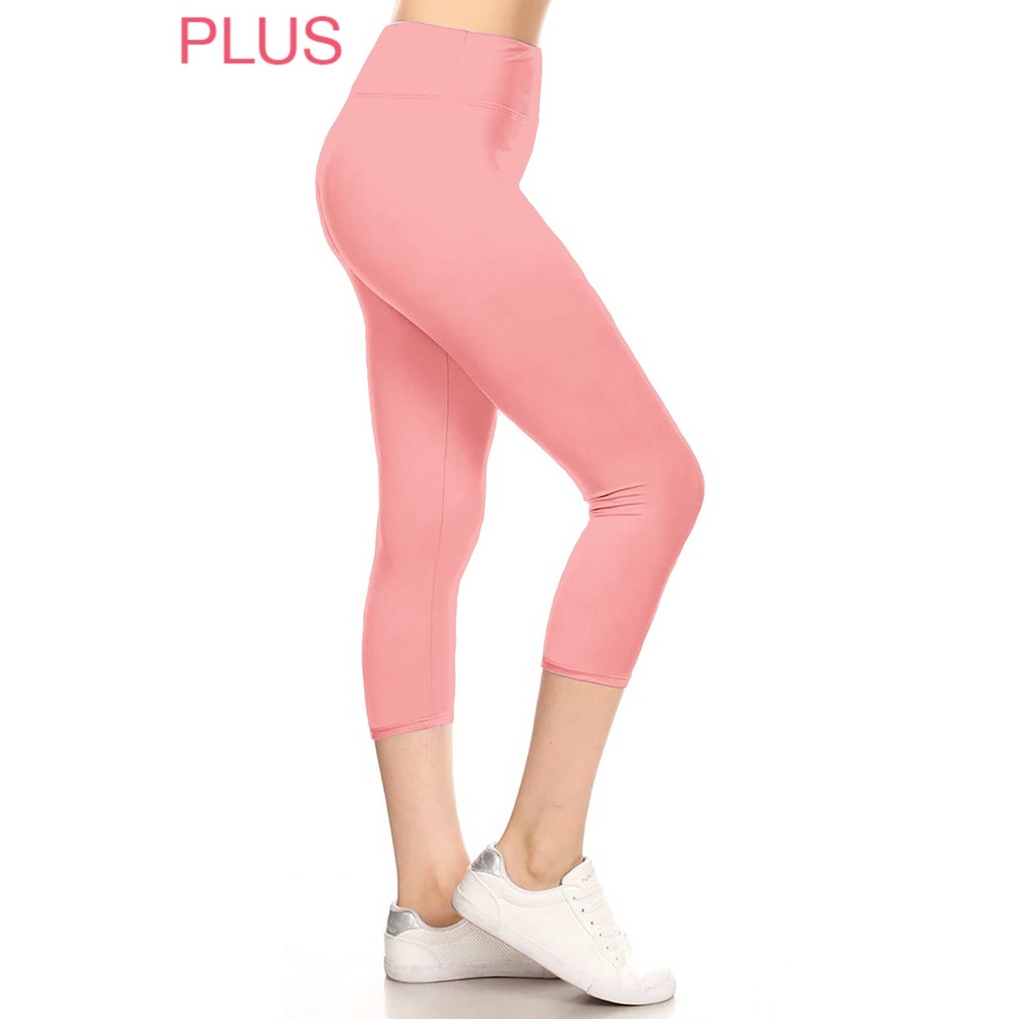 3" Yoga Band Capri Leggings