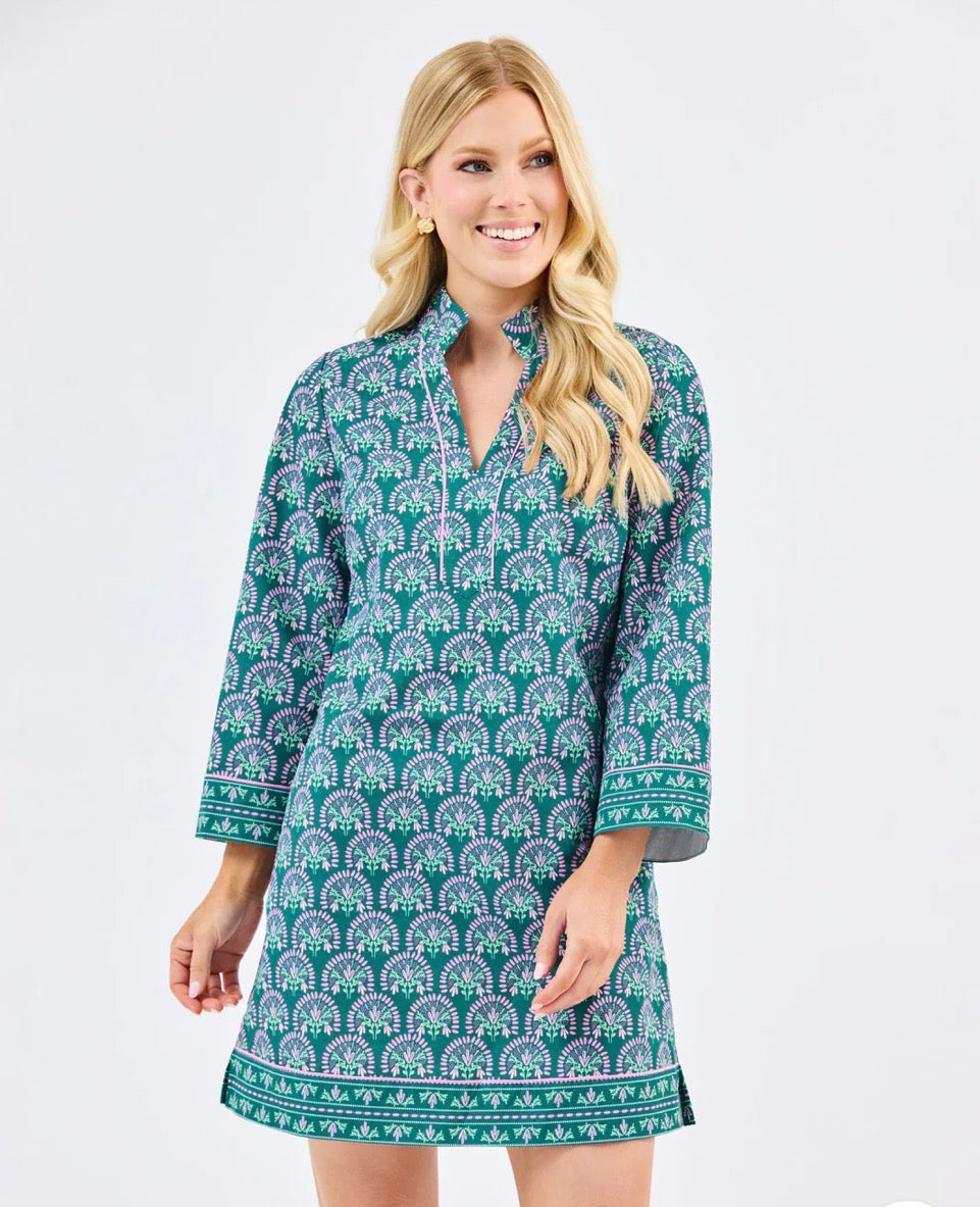 Mary Square Brenda Sunshine Flora Ocean Dress