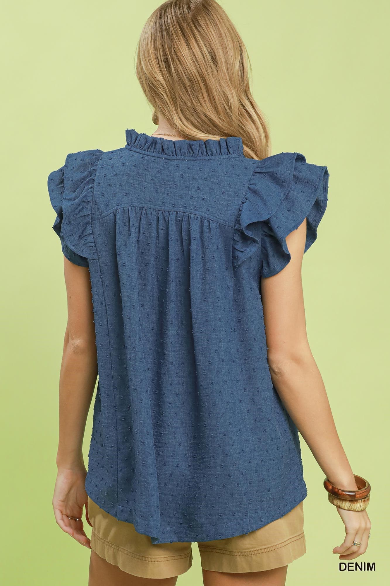 Umgee-Botanical Print Blouse
