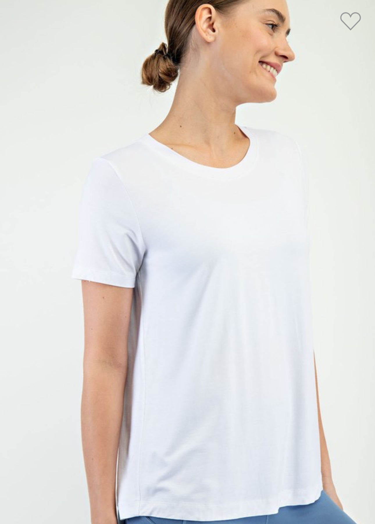 Viscose Modal Short Sleeve Top