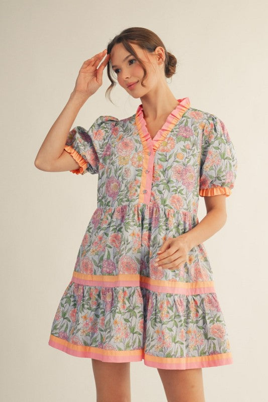 Petal Kiss Babydoll Dress