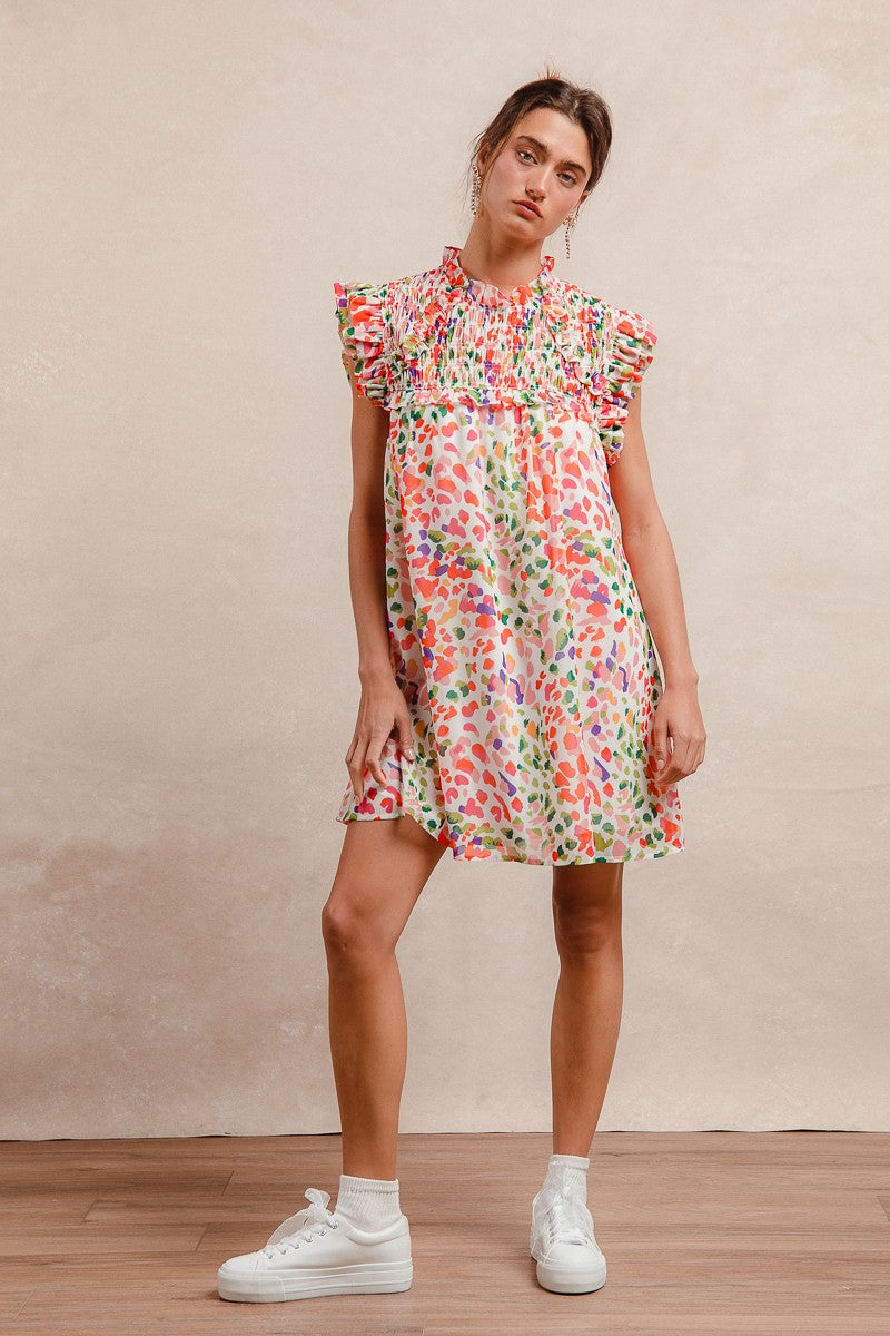 Fun Leopard Short Dress