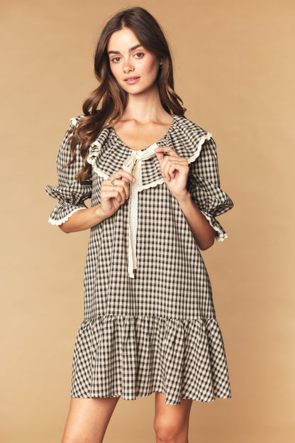Gingham Grace Mini Dress