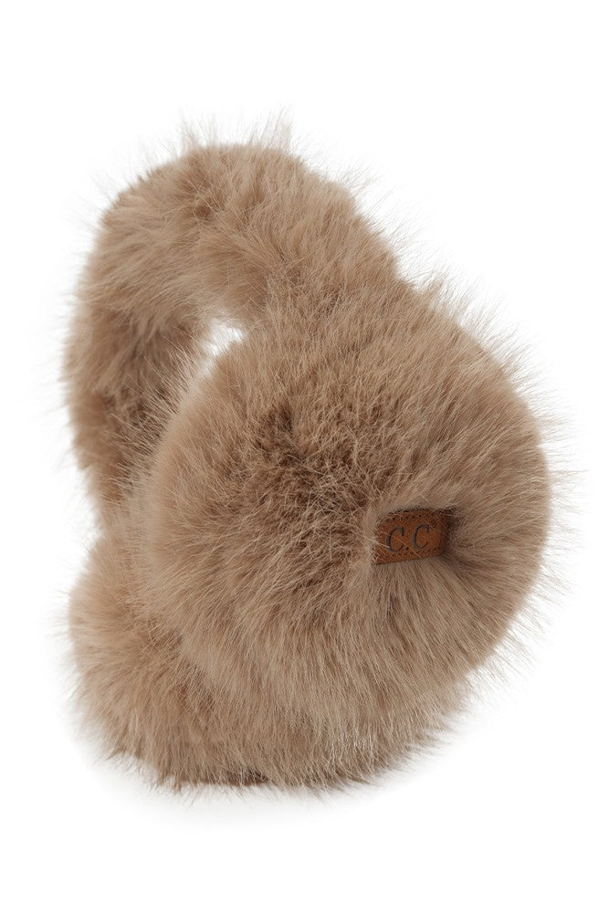 C.C Solid Long Fur Ear Muff