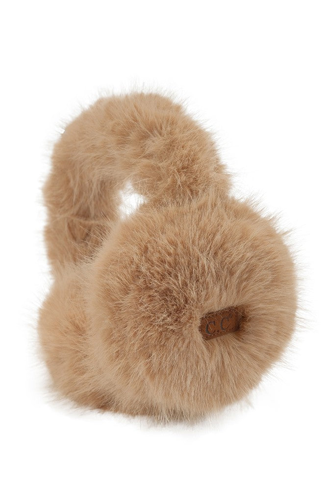C.C Solid Long Fur Ear Muff