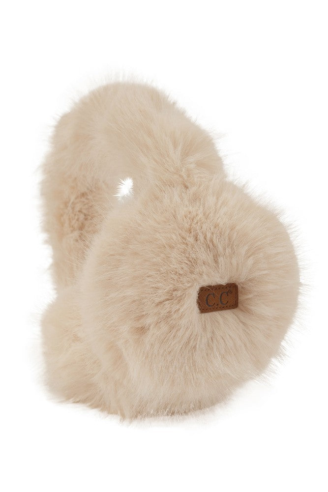 C.C Solid Long Fur Ear Muff