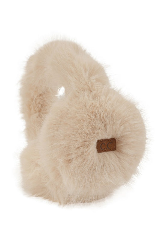 C.C Solid Long Fur Ear Muff