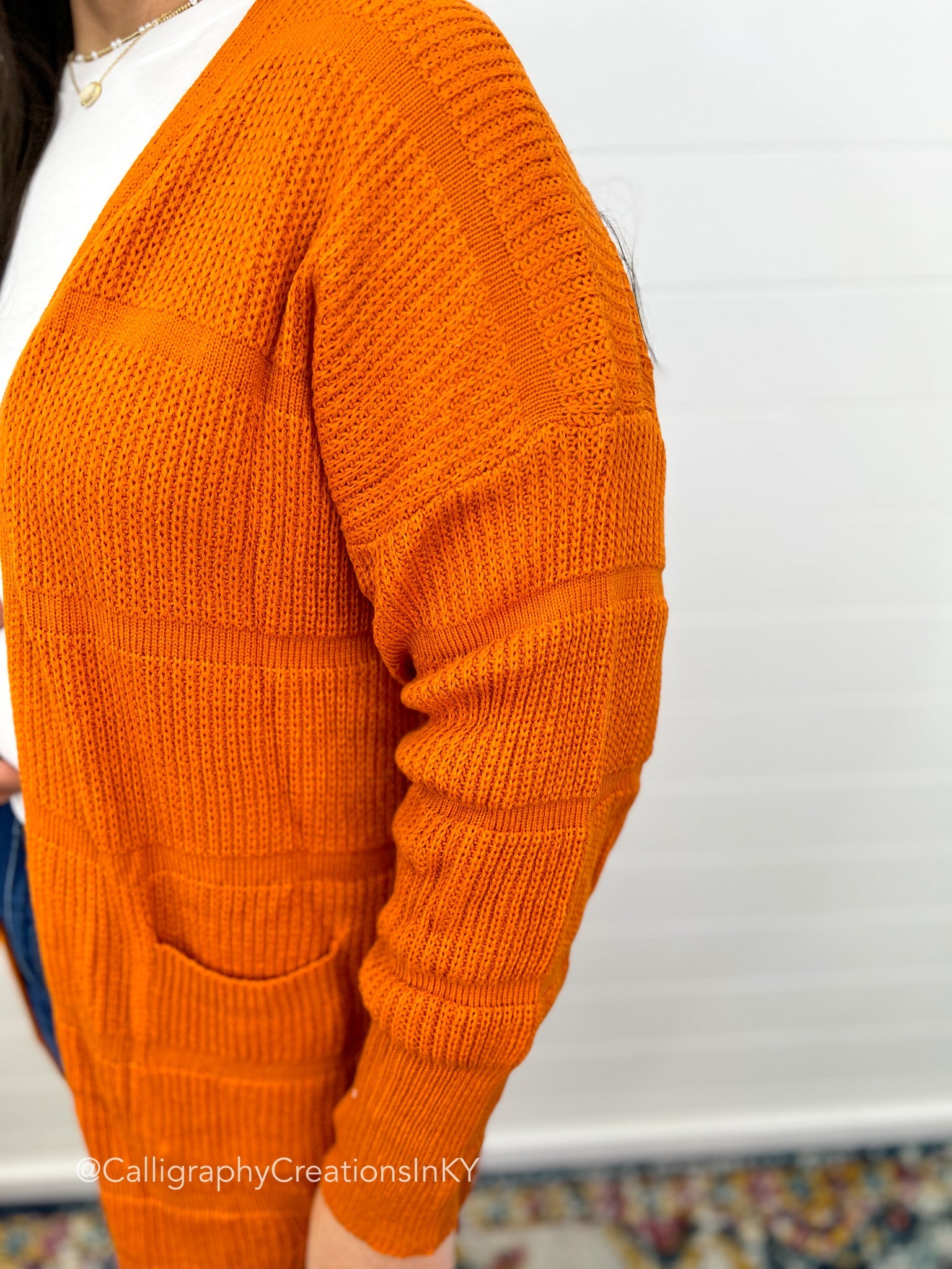 Pumpkin Pie Cardigan - Talk of the Town