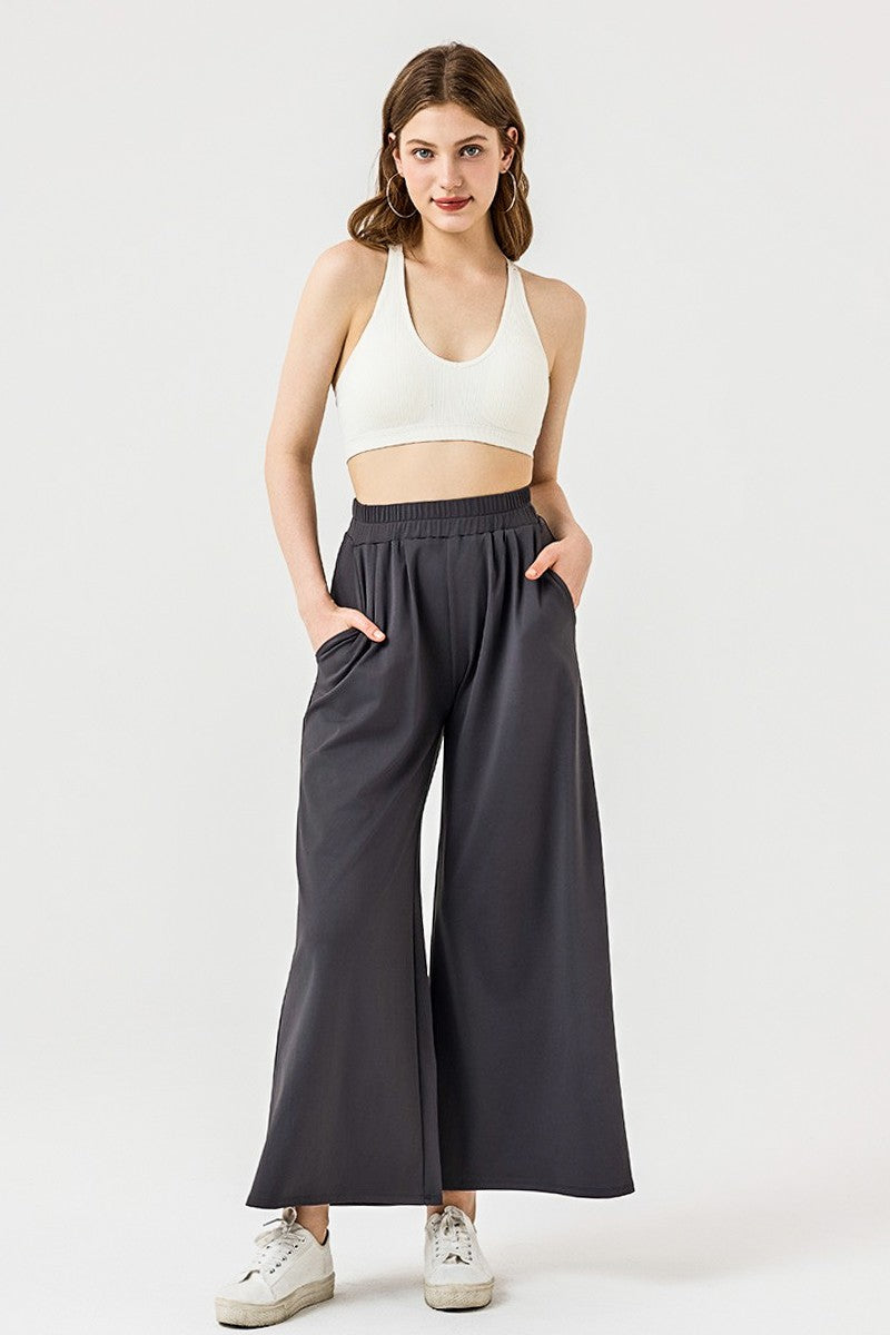 Wide Leg Pants with Pockets