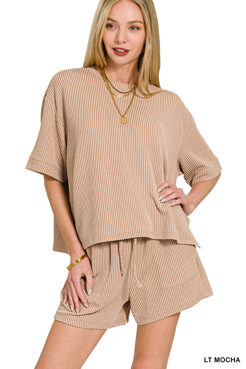 Raised Rib 2 Piece Set