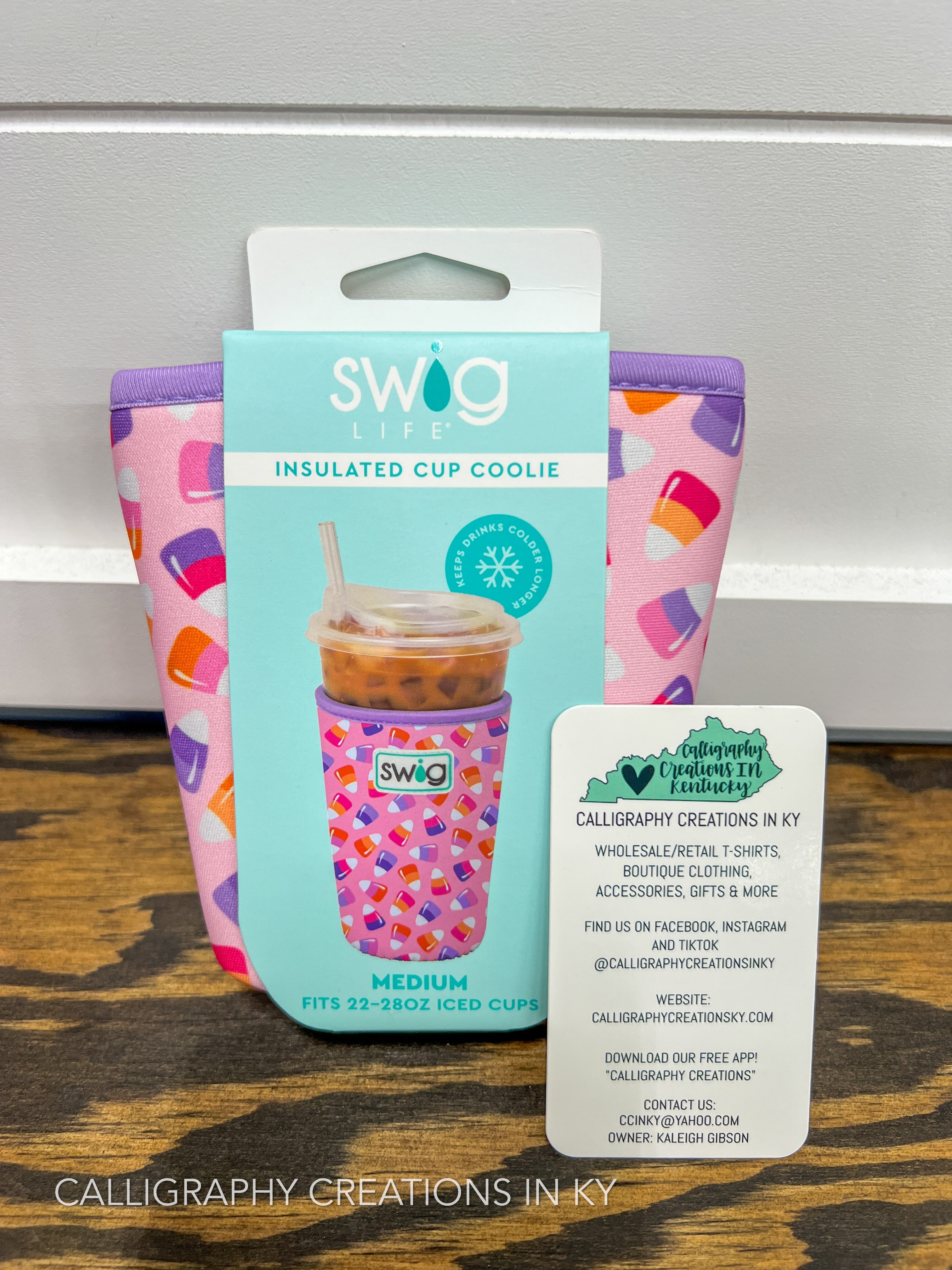 Candy Corn • Medium Swig Iced Cup Coolie