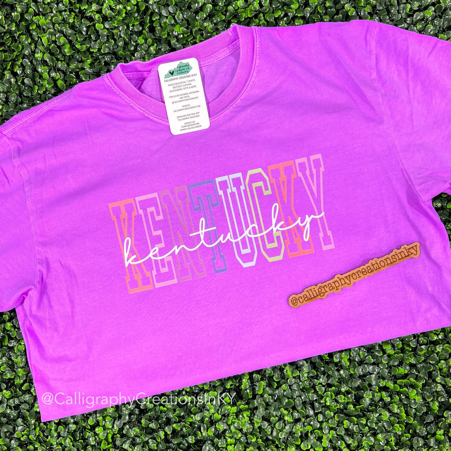 Neon Violet KY Tee