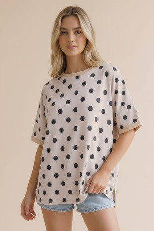 Polka Dot Casual Top