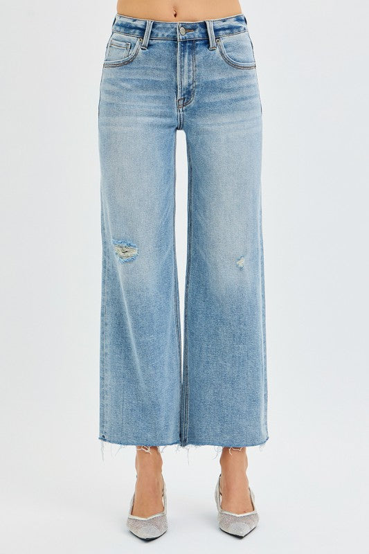 J21eleven High Rise Crop Wide Leg Jeans