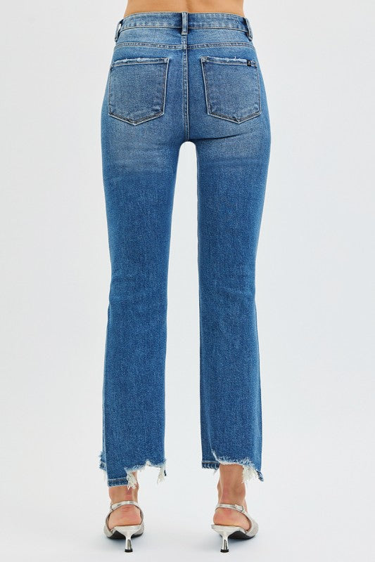 J21eleven High Rise Crop Straight Hem Jeans