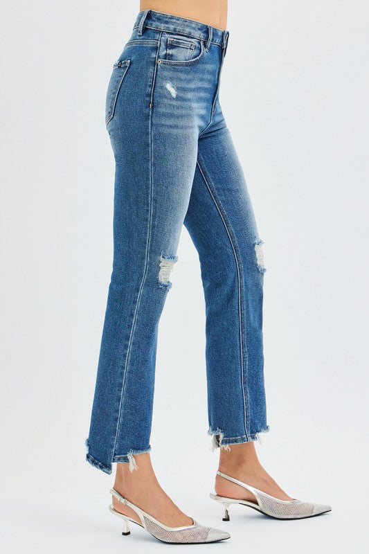 J21eleven High Rise Crop Straight Hem Jeans