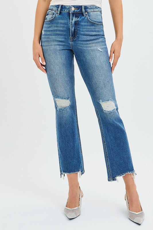 J21eleven High Rise Crop Straight Hem Jeans