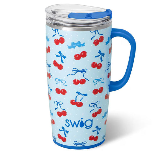 Cherry Pop 22 oz Swig Travel Mug