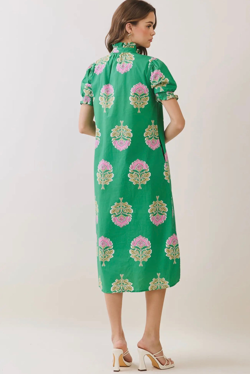 Emerald Bloom Dress