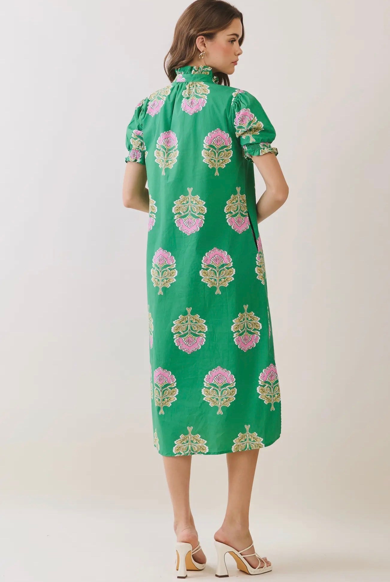 Emerald Bloom Dress
