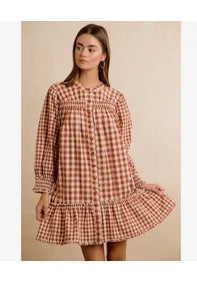 Maple Check Mini Dress