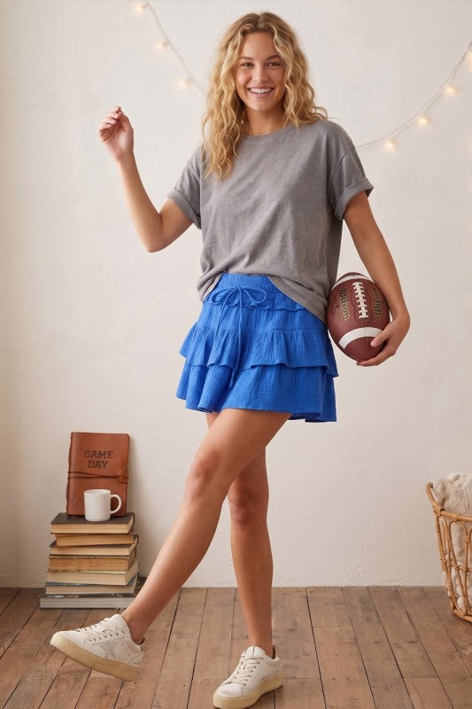 Blue Blitz Skort