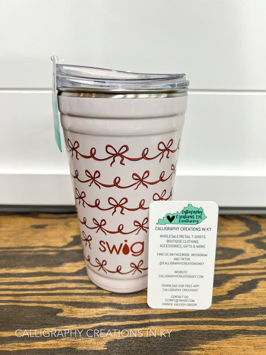 Pretty In Pink 24 oz Swig Party Cup