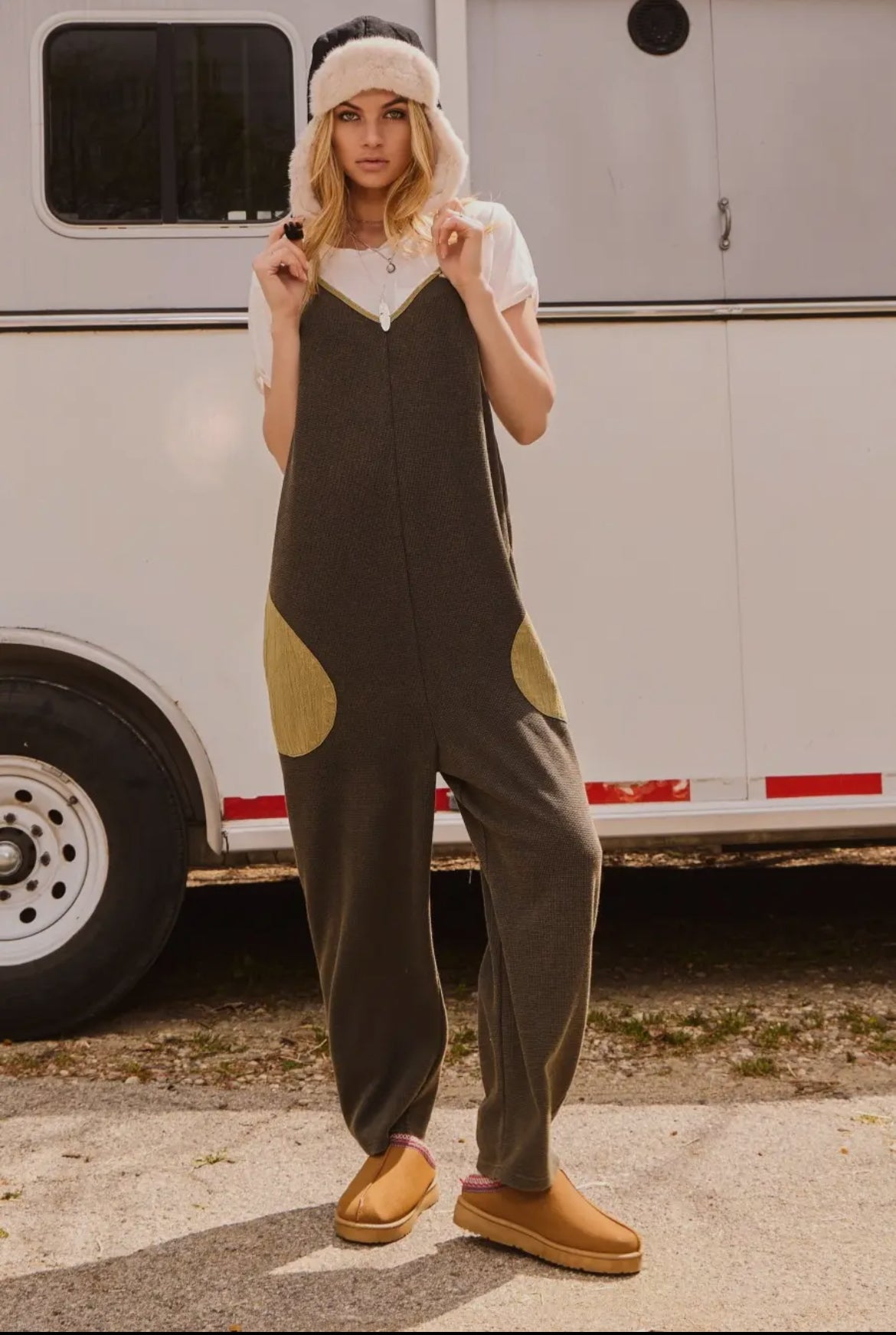 BB-Acid Washed Jumpsuit